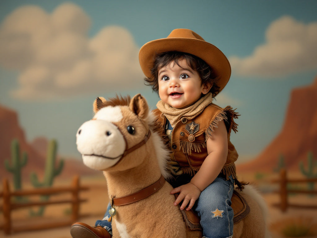 Infant Boy (6-12 Months) AI Photoshoot: 10 High-Quality, Ultra-Realistic AI-Generated Photos of Your Little Explorer