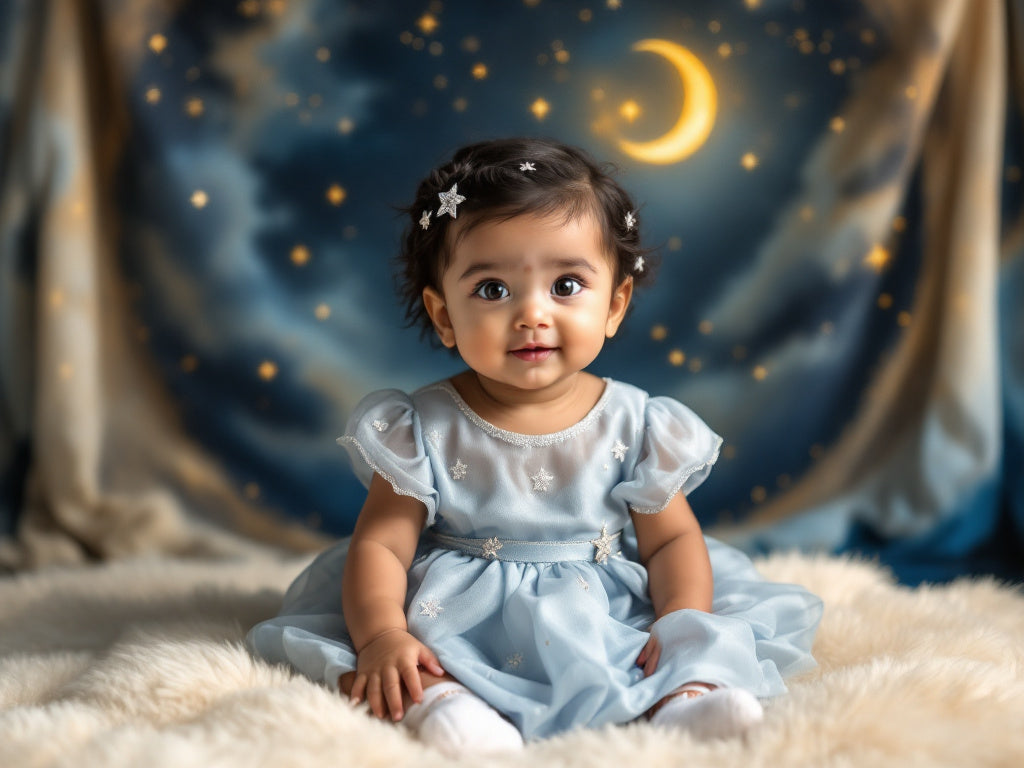 Infant Girl (6-12 Months) AI Photoshoot: 10 High-Quality, Ultra-Realistic AI-Generated Photos of Your Little Princess