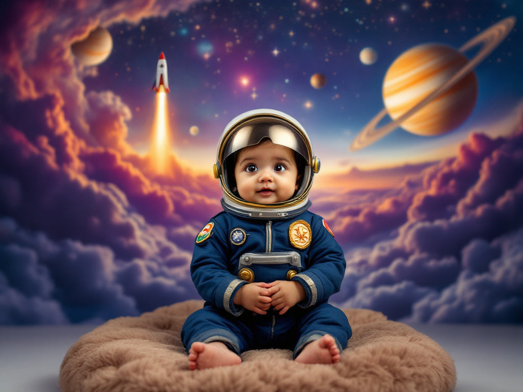 Infant Boy (6-12 Months) AI Photoshoot: 10 High-Quality, Ultra-Realistic AI-Generated Photos of Your Little Explorer