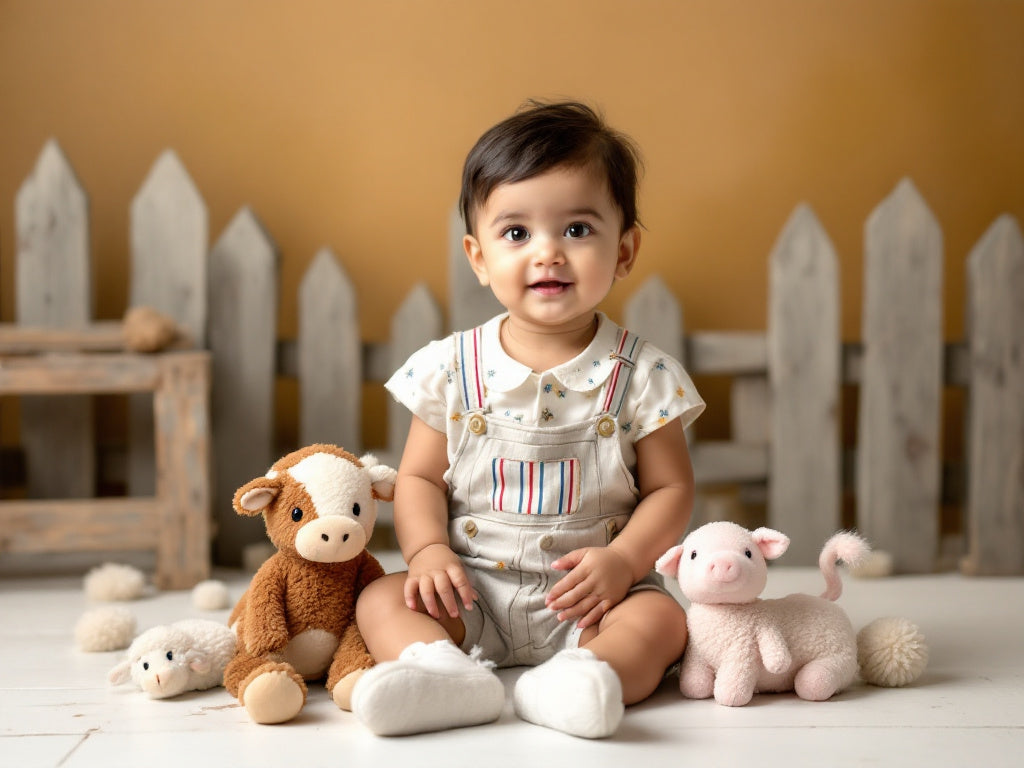 Infant Girl (6-12 Months) AI Photoshoot: 10 High-Quality, Ultra-Realistic AI-Generated Photos of Your Little Princess