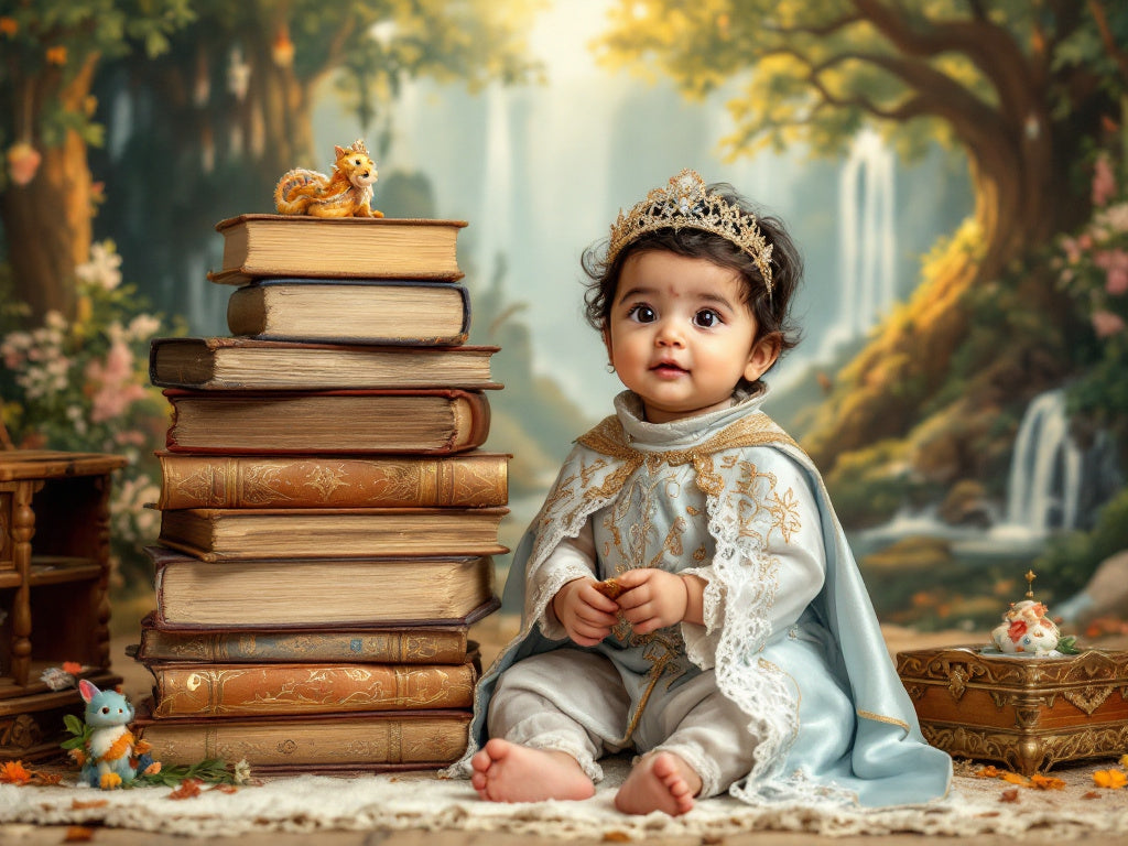 Infant Girl (6-12 Months) AI Photoshoot: 10 High-Quality, Ultra-Realistic AI-Generated Photos of Your Little Princess