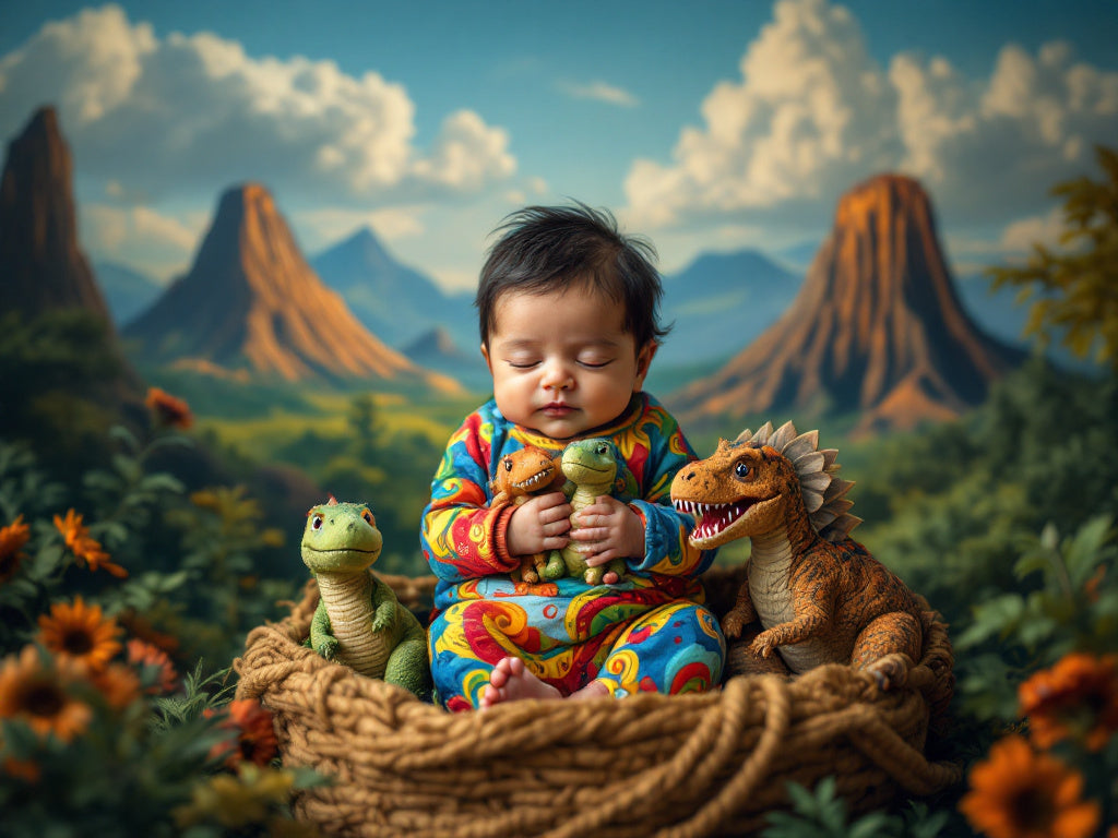 Newborn Boy(0-6 Months) AI Photoshoot: 10 High Quality, Ultra Realistic AI Generated Photos of Your Son