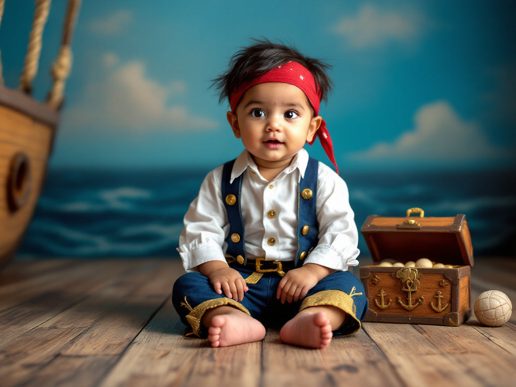 Infant Boy (6-12 Months) AI Photoshoot: 10 High-Quality, Ultra-Realistic AI-Generated Photos of Your Little Explorer