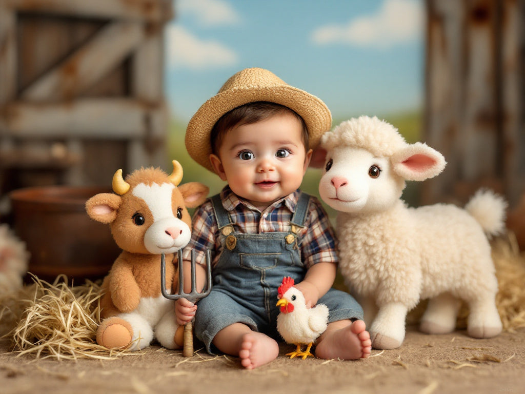 Infant Boy (6-12 Months) AI Photoshoot: 10 High-Quality, Ultra-Realistic AI-Generated Photos of Your Little Explorer