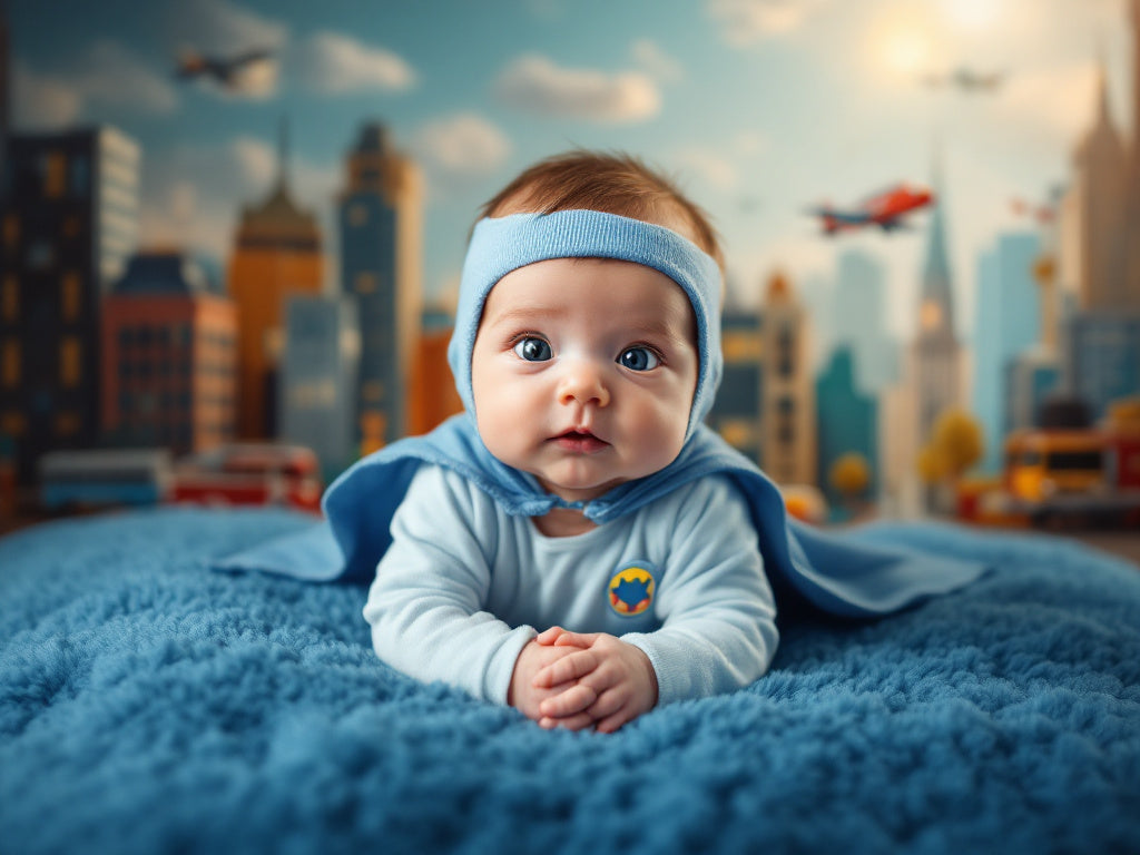 Newborn Boy(0-6 Months) AI Photoshoot: 10 High Quality, Ultra Realistic AI Generated Photos of Your Son