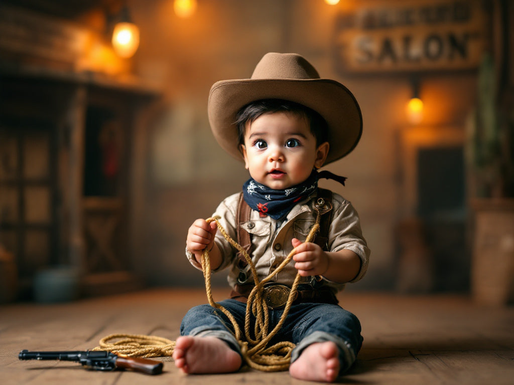 Infant Boy (6-12 Months) AI Photoshoot: 10 High-Quality, Ultra-Realistic AI-Generated Photos of Your Little Explorer